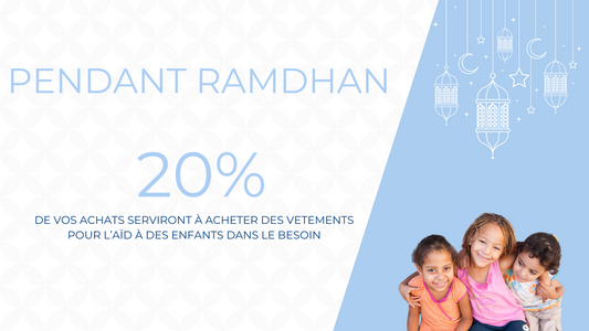 20% de nos bénéfices reversés pour acheter des vêtements neufs - Eryam