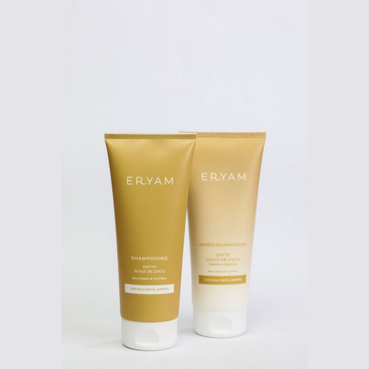 Shampooing et après-shampooing datte et huile de coco - Eryam