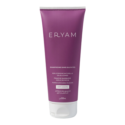 Shampooing sans sulfates antichute ERYAM, tube de 200 ml