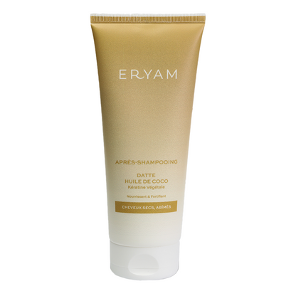Après-shampooing datte, huile de coco et kératine végétale ERYAM, tube de 200 ml