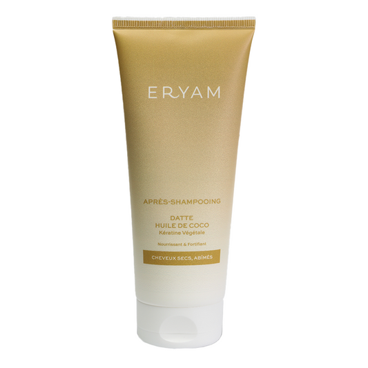 Après-shampooing datte, huile de coco et kératine végétale ERYAM, tube de 200 ml