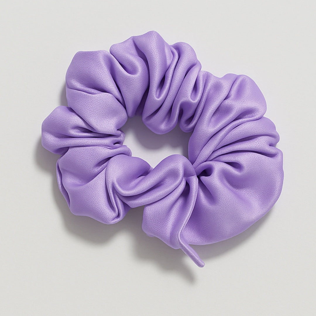Chouchou en satin lilas - Eryam